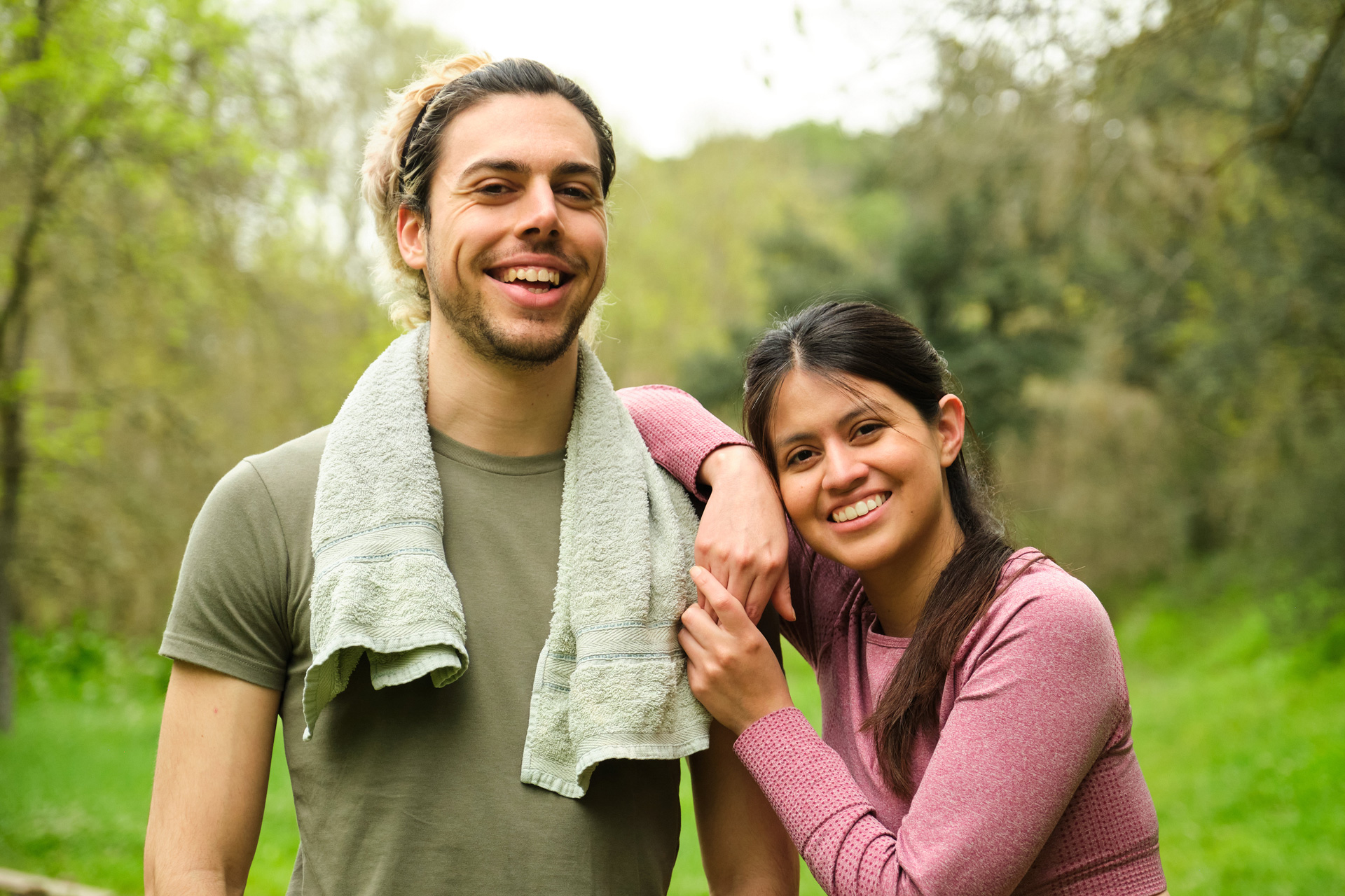 Healthy couple.